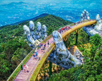 Cầu Vàng ở Đà Nẵng vào top 100 điểm đến tuyệt vời nhất thế giới